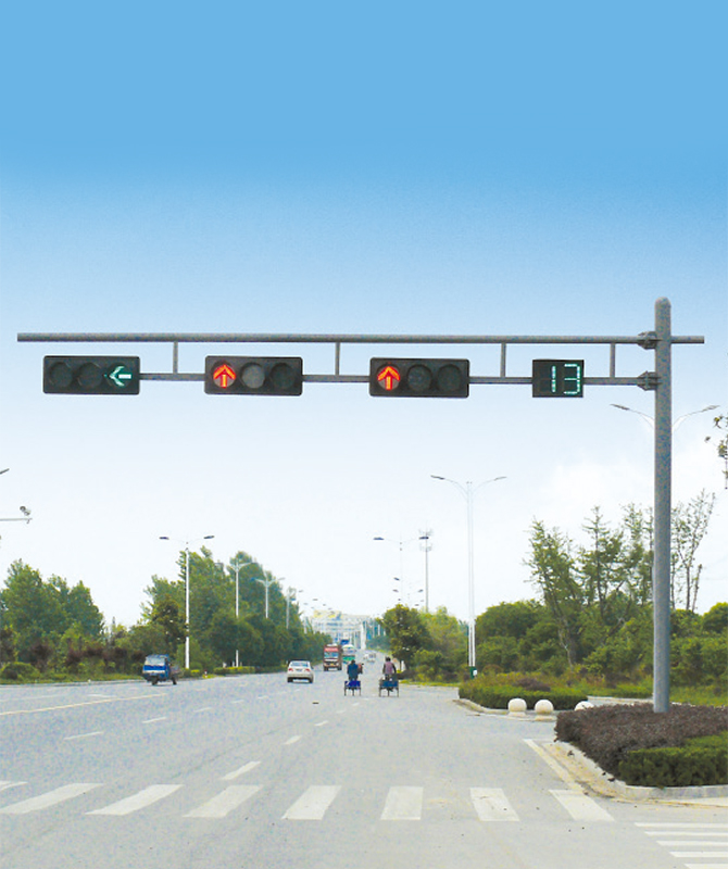 ไฟสัญญาณคอลัมน์เดี่ยวคู่ Wishbone