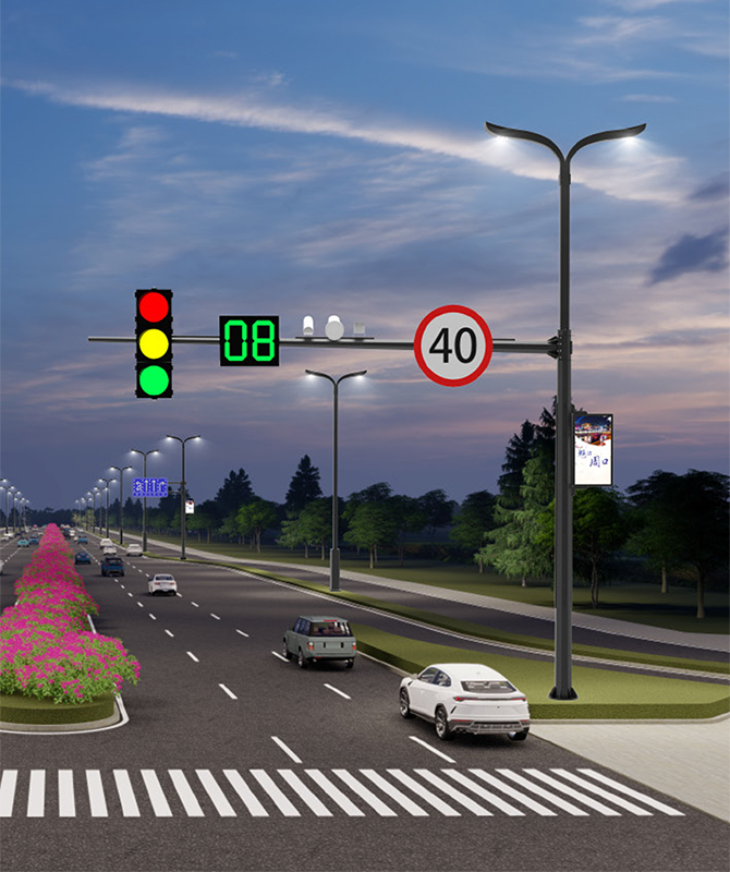 DGNG-009 เสาที่ครอบคลุมมัลติฟังก์ชั่นอัจฉริยะ